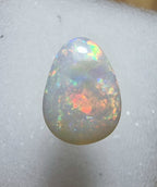 A167 - Drop cut flawless white opal
