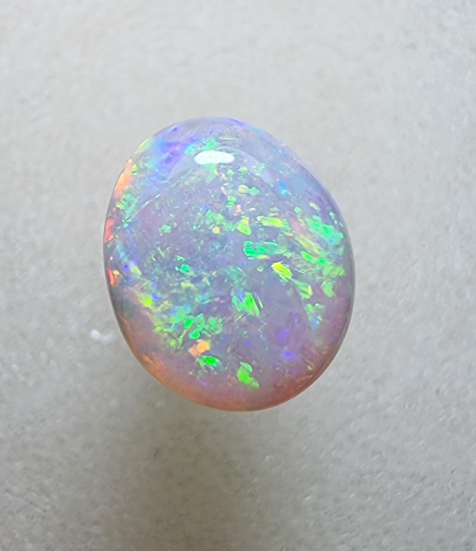 A440 - Gem grade white opal