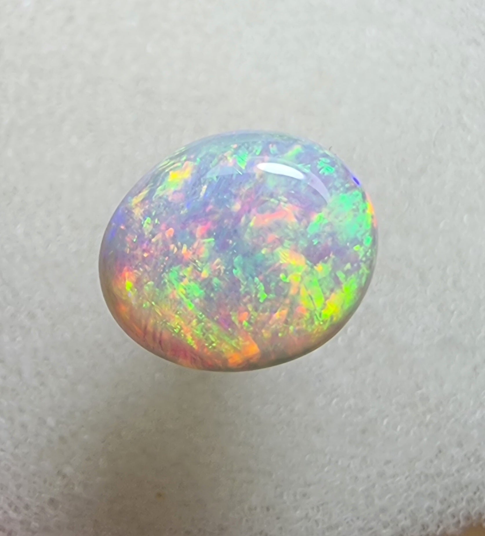 A440 - Gem grade white opal