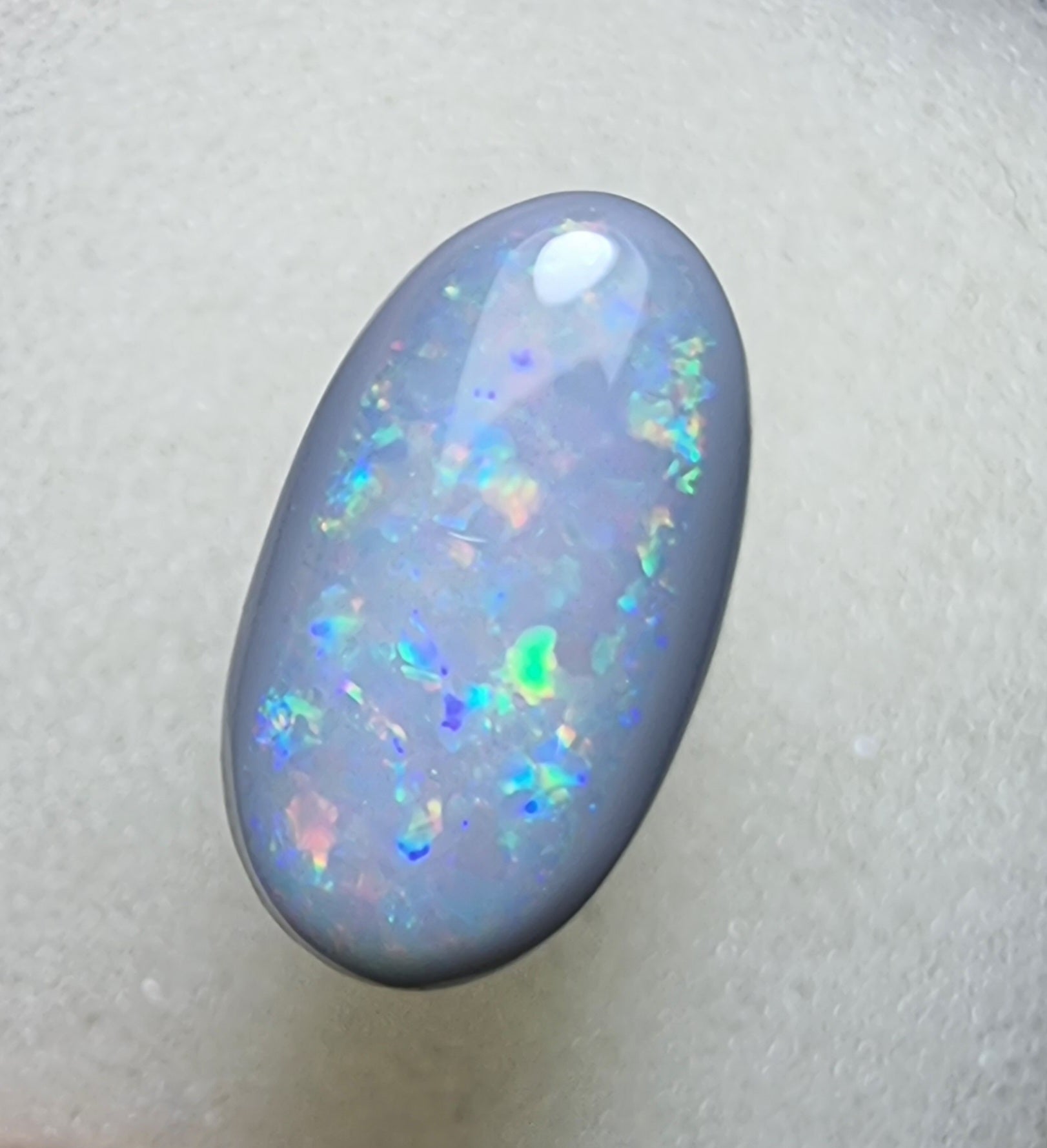 A456 - Flagstone dark opal oval cut