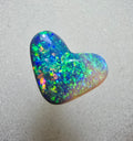 A550 - Stunning heart cut black crystal opal