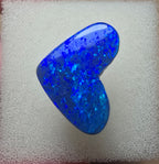 A621 - Large black opal heart cut