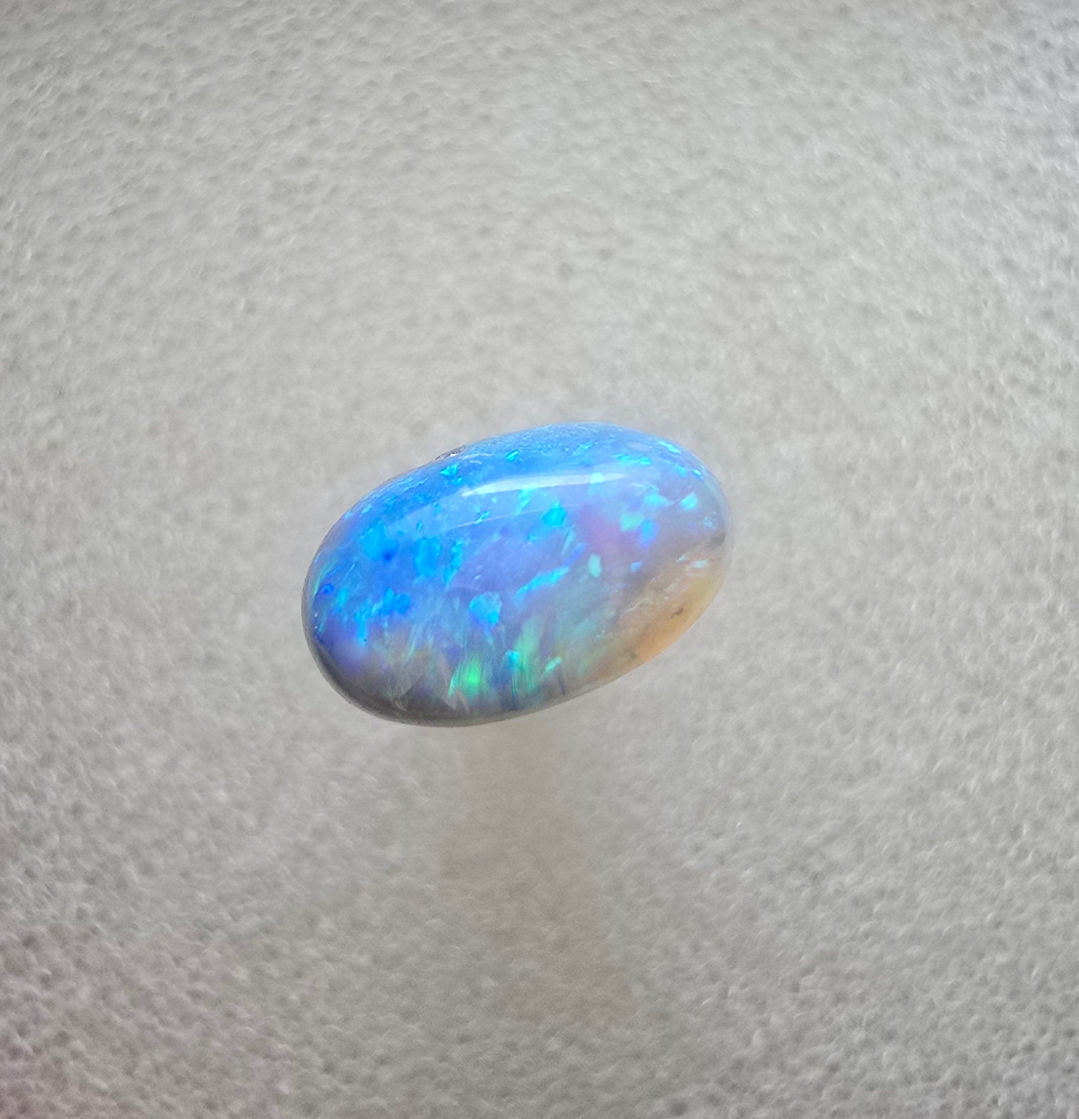 A648 - Oval cut crystal opal