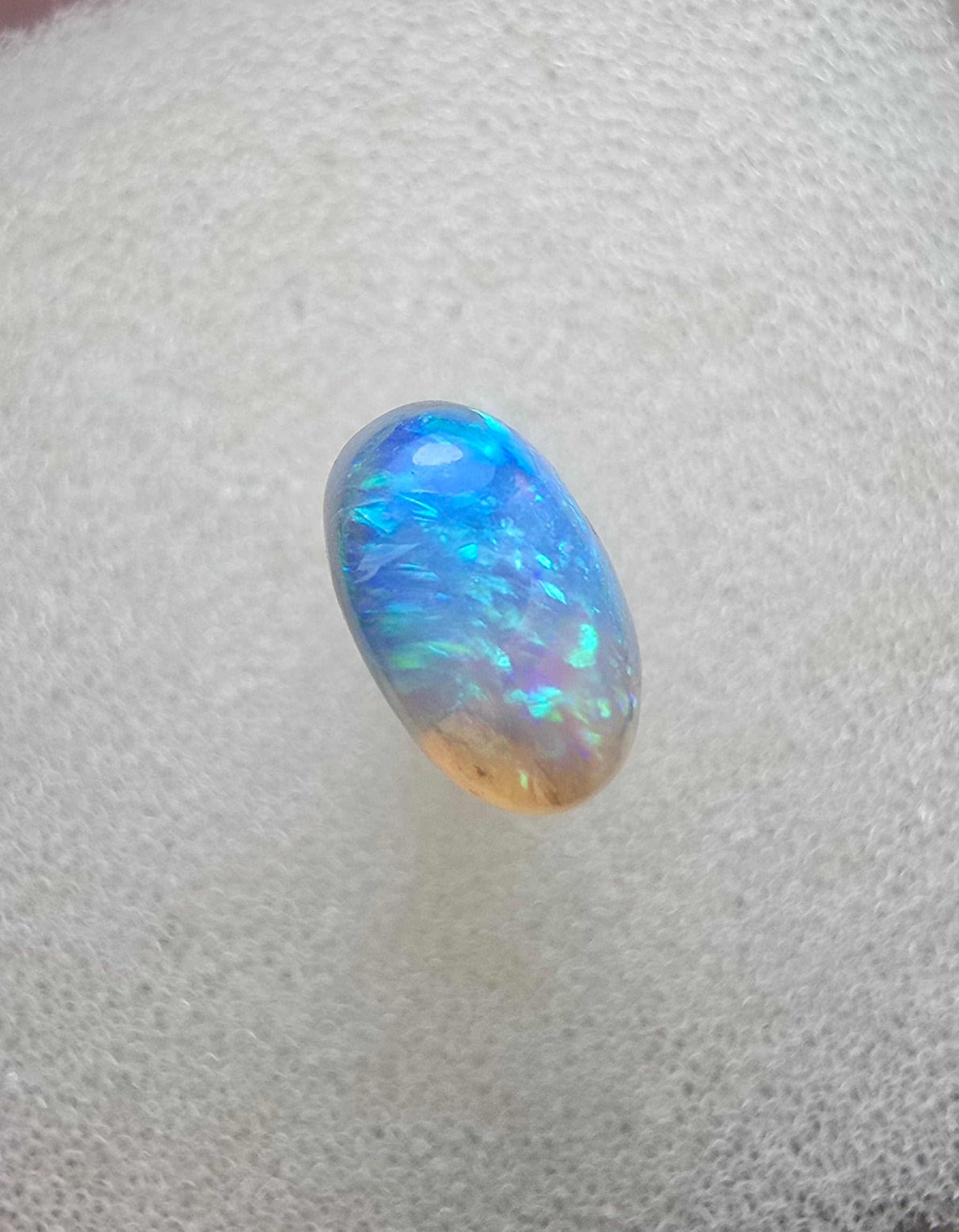 A648 - Oval cut crystal opal