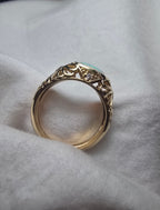J007 - Stunning crystal opal signet