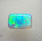 A769 - Big, Bright blue and green cushion cut