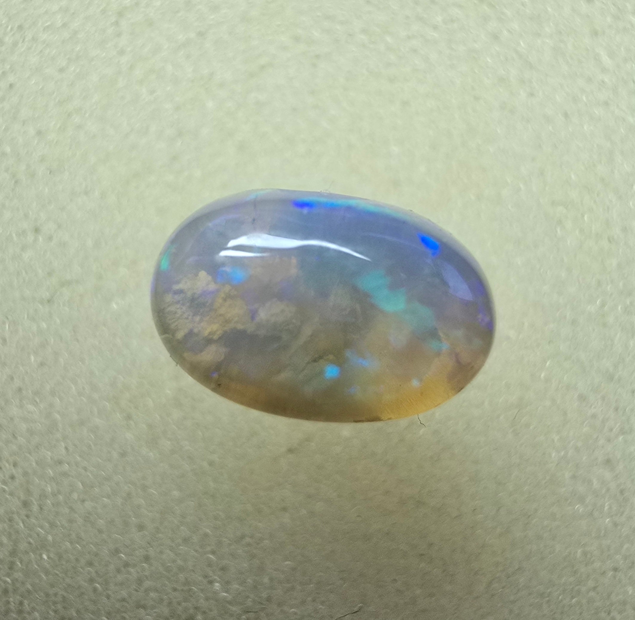 A774 - Soft crystal blue & purple flash