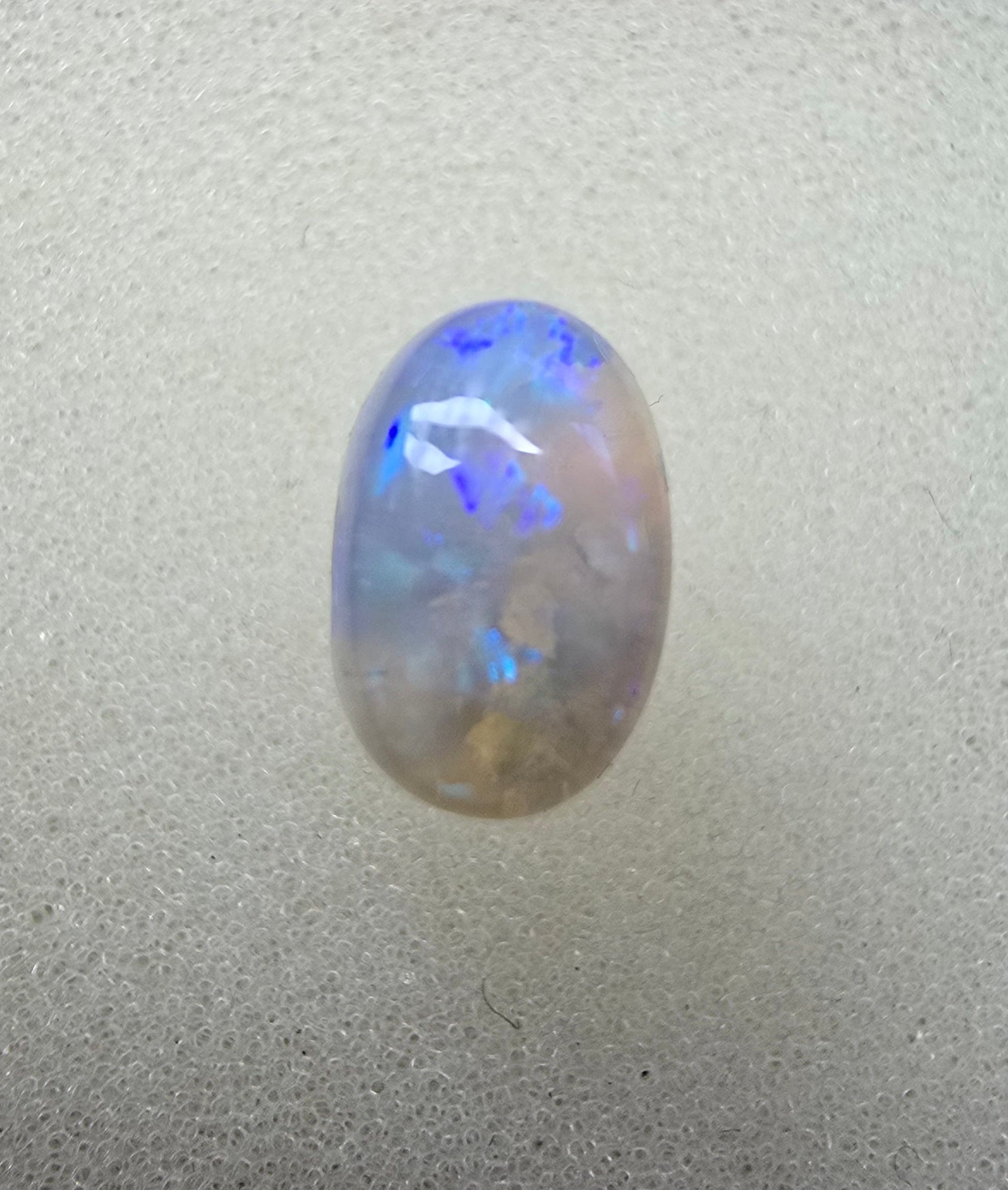 A774 - Soft crystal blue & purple flash