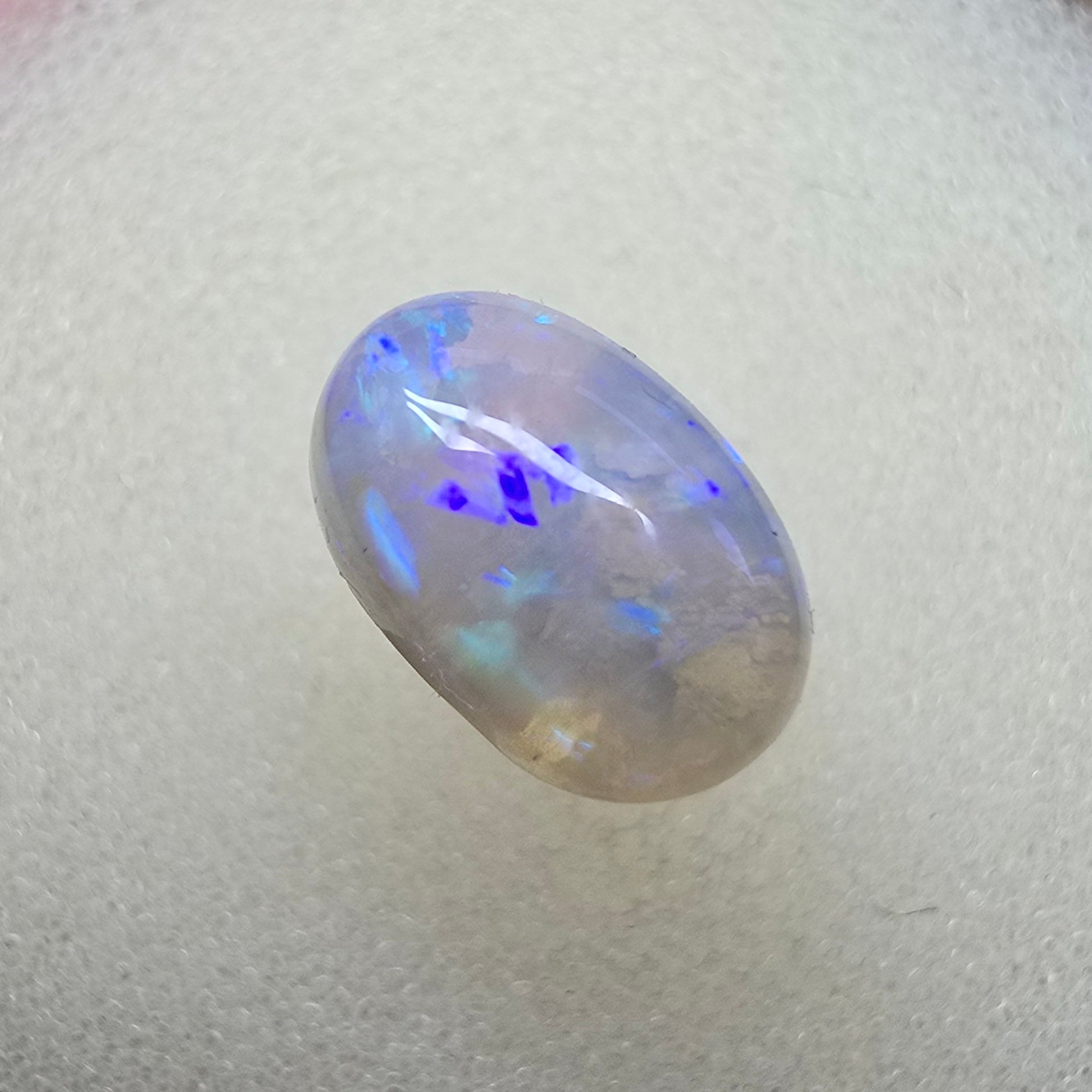 A774 - Soft crystal blue & purple flash