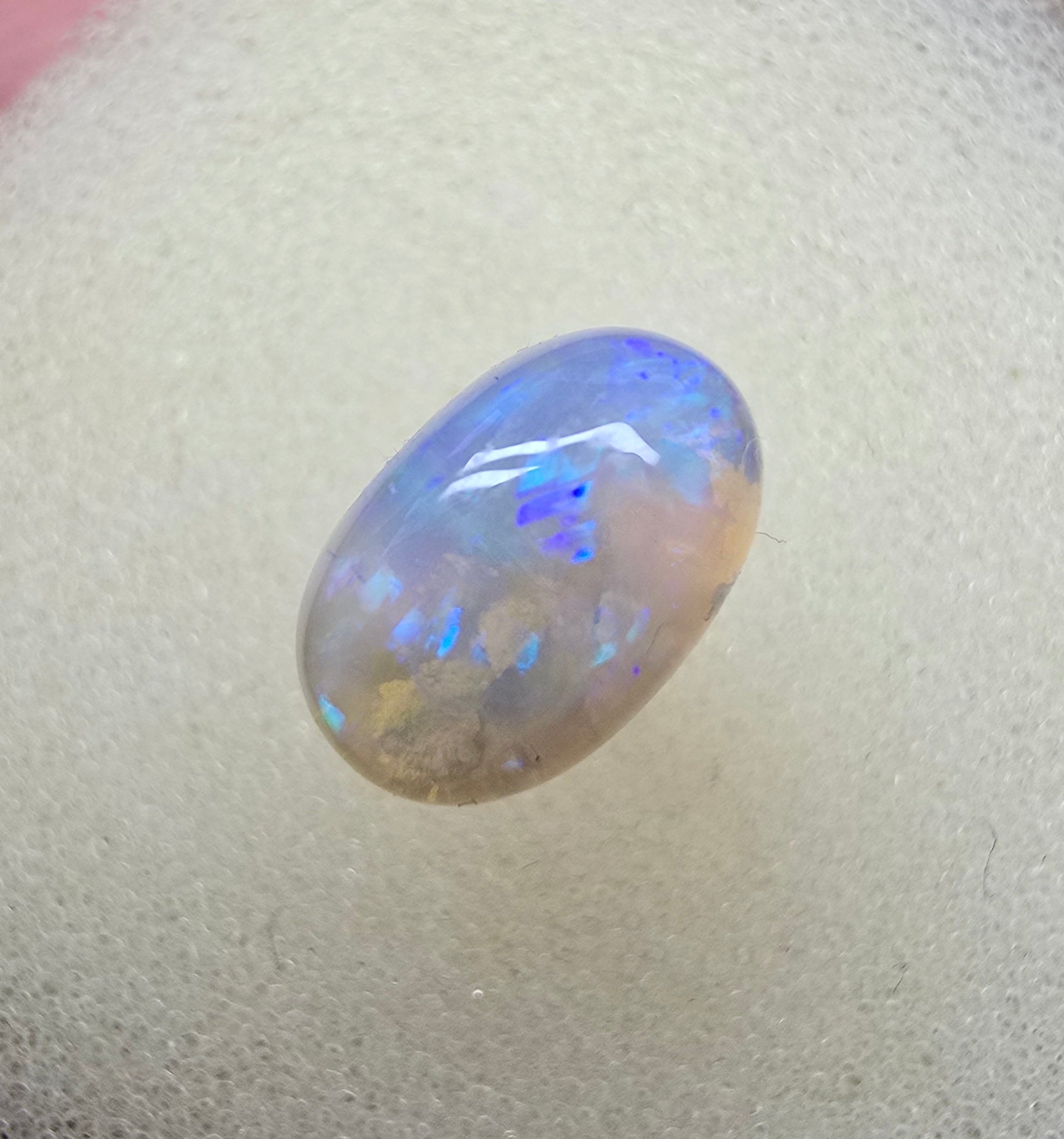 A774 - Soft crystal blue & purple flash