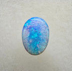 A798 - Crystal blue swirl oval cut