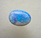 A798 - Crystal blue swirl oval cut