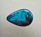 A819 - Drop cut blue green beauty