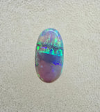 A842 - Bright dark crystal oval cut