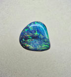 A843 - Fat drop cut black opal