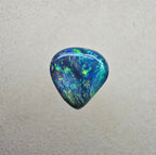 A843 - Fat drop cut black opal
