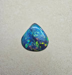 A843 - Fat drop cut black opal