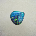 A843 - Fat drop cut black opal
