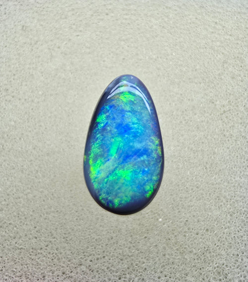 A844 - Dreamy black opal drop cut