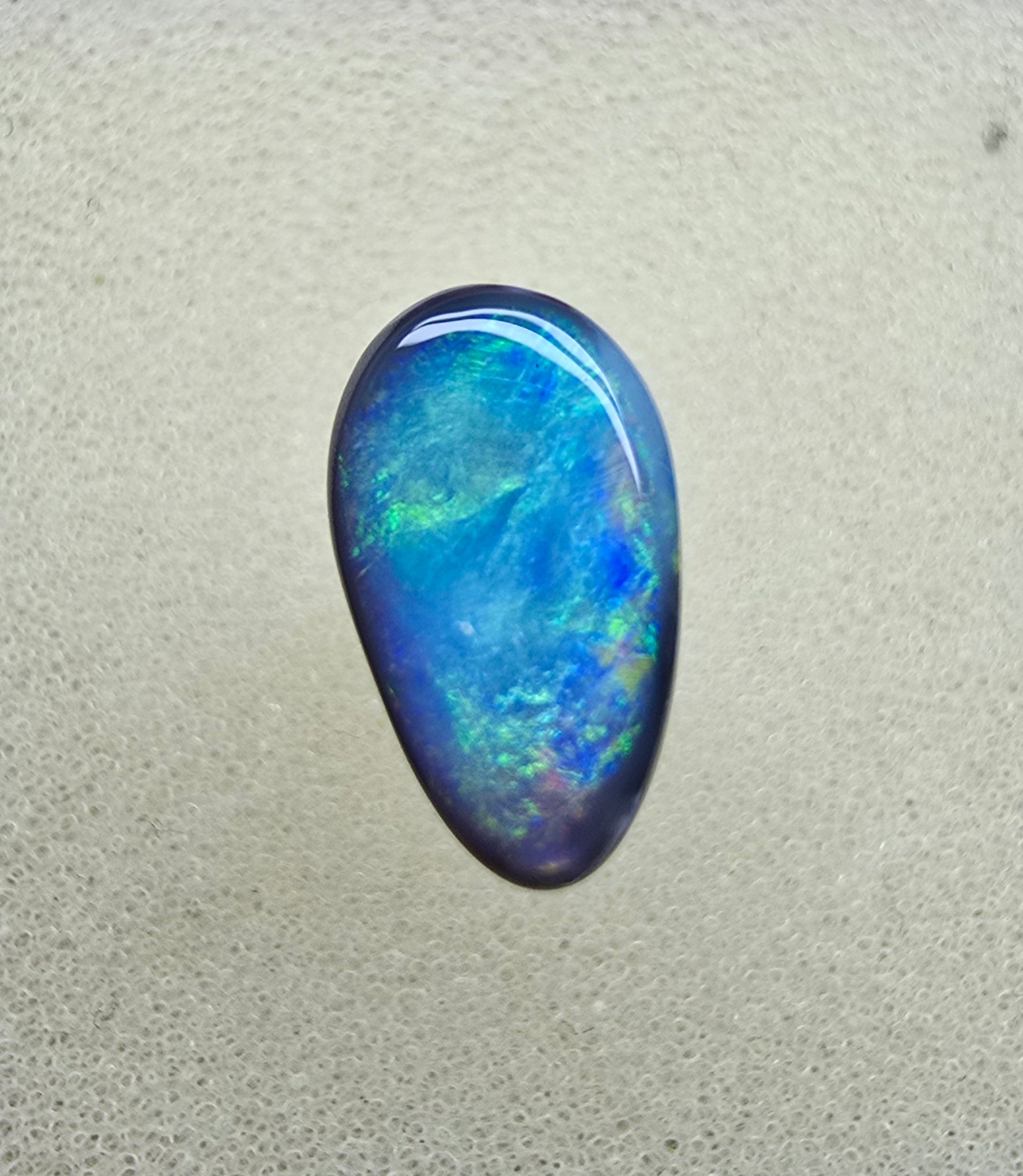 A844 - Dreamy black opal drop cut