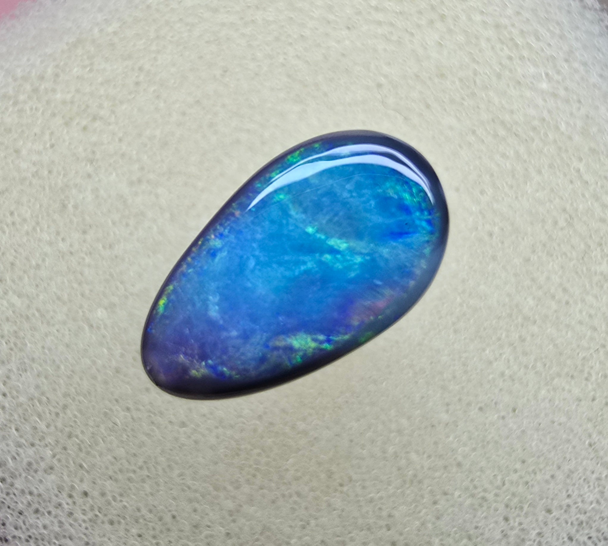 A844 - Dreamy black opal drop cut
