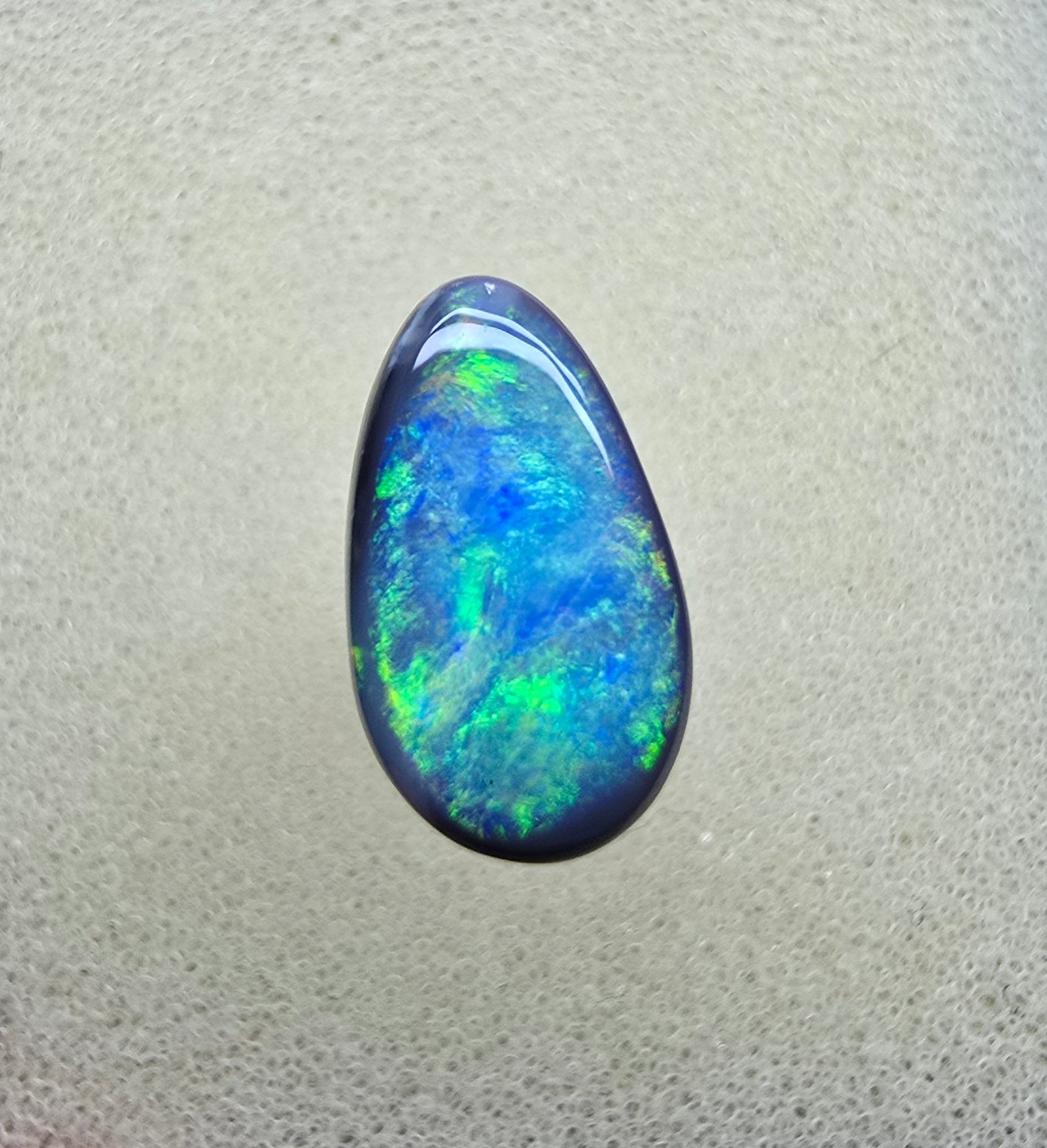 A844 - Dreamy black opal drop cut
