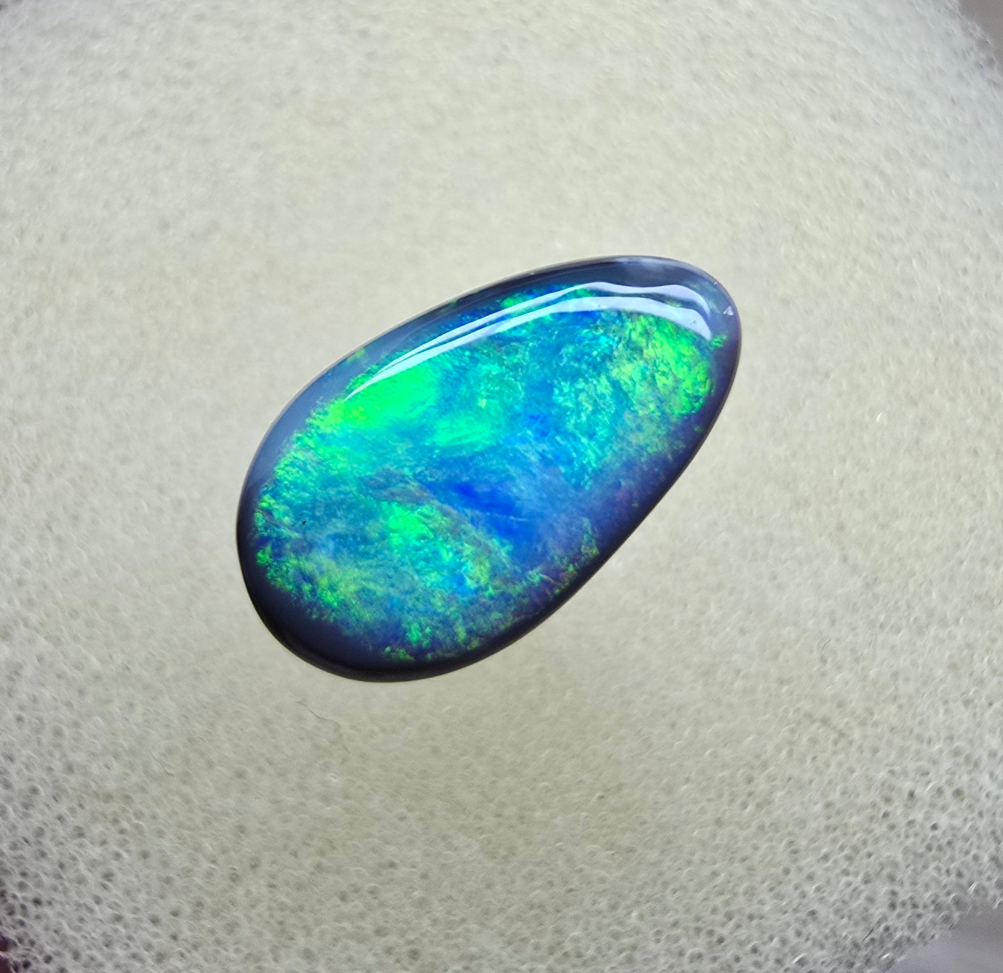A844 - Dreamy black opal drop cut
