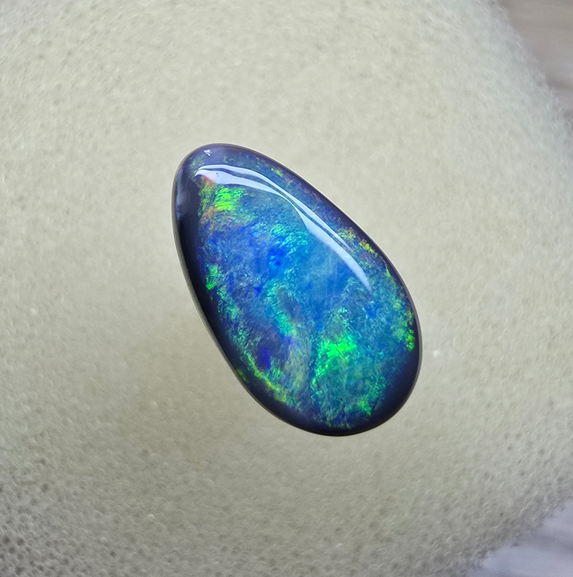 A844 - Dreamy black opal drop cut
