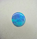 A855 - Beautiful blue green round cut