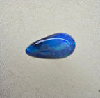 A856 - Drop cut blue on black