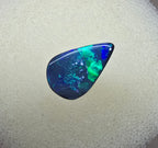 A858 - Drop cut black opal