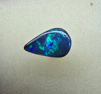 A858 - Drop cut black opal