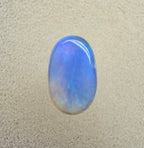 A868 - Oval cut soft blue crystal