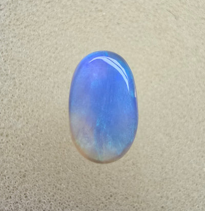 A868 - Oval cut soft blue crystal