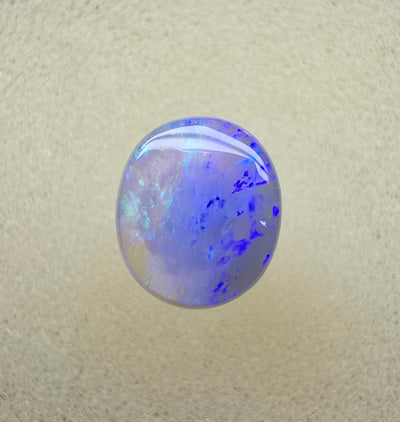 A870 - Broad face purple and blue crystal opal