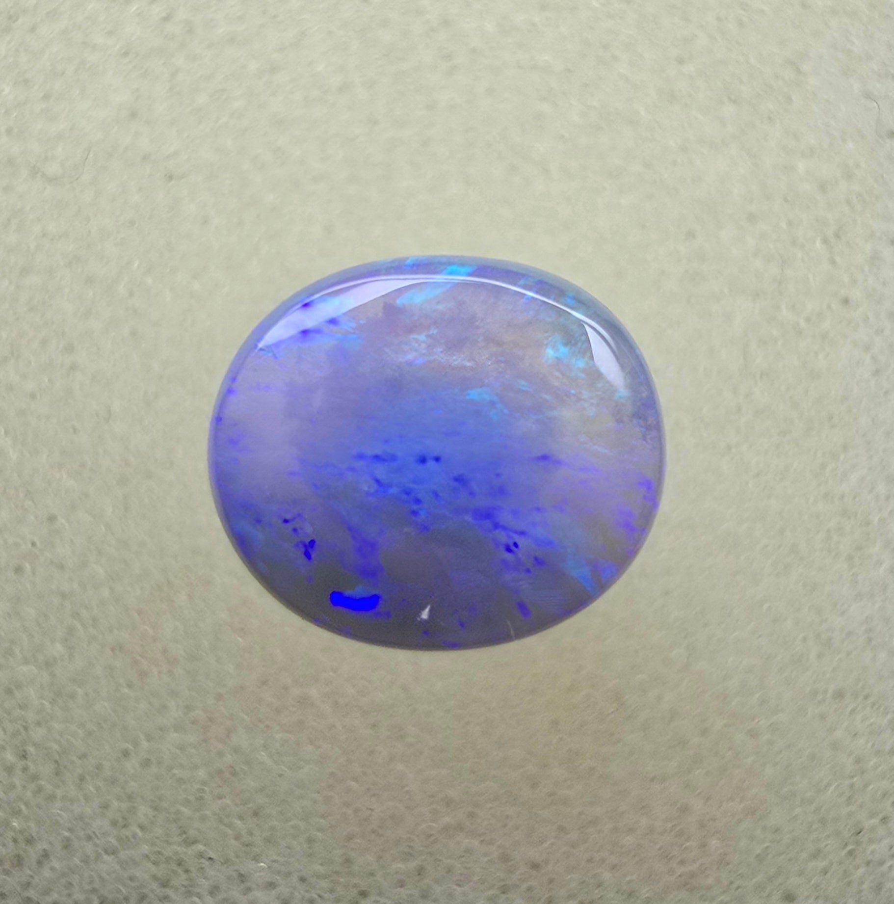A870 - Broad face purple and blue crystal opal
