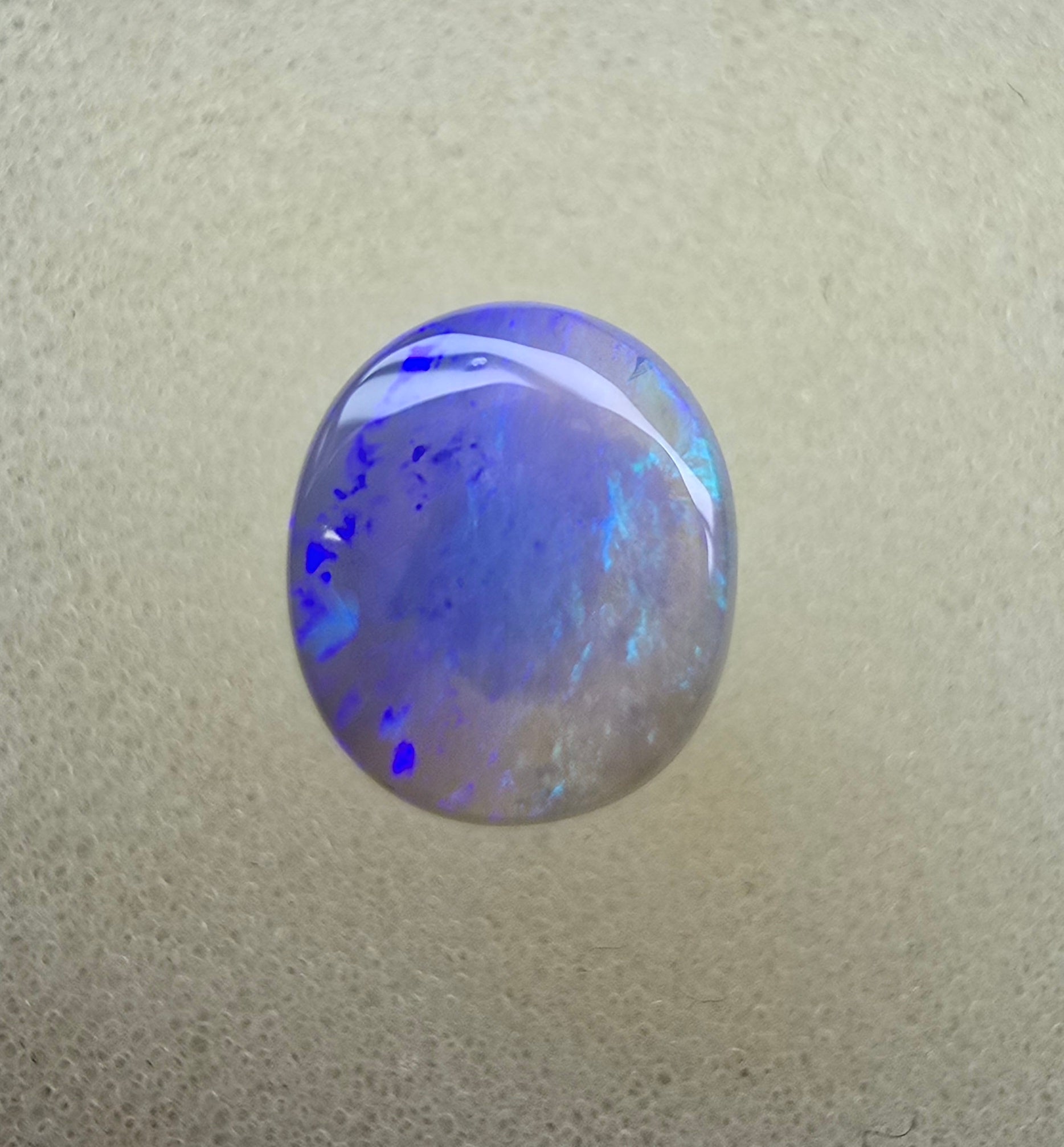 A870 - Broad face purple and blue crystal opal