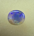 A870 - Broad face purple and blue crystal opal