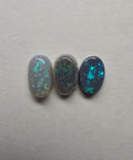 A882 - Dark crystal oval cut trio
