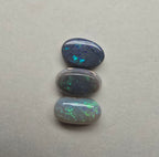 A882 - Dark crystal oval cut trio