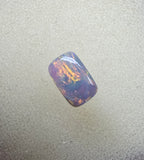 A888 - Bright rectangle cut dark opal
