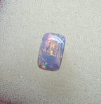 A888 - Bright rectangle cut dark opal