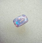 A888 - Bright rectangle cut dark opal