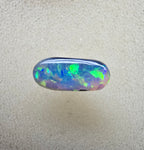 A894 - Oval cut dark crystal opal