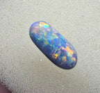 A894 - Oval cut dark crystal opal