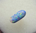 A894 - Oval cut dark crystal opal