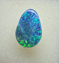 A897 - Strong large drop cut black opal