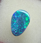 A897 - Strong large drop cut black opal