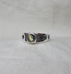 J017 - Sapphire sterling silver suite of beauty