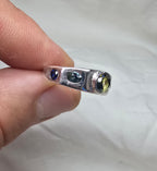 J017 - Sapphire sterling silver suite of beauty